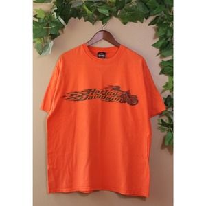 HARLEY FLAME SPELLOUT TEE